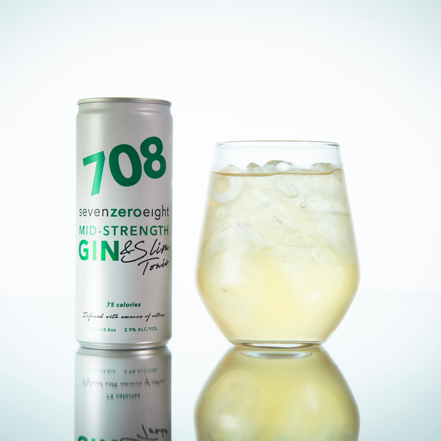 708 MID-STRENGTH GIN SLIM & TONIC