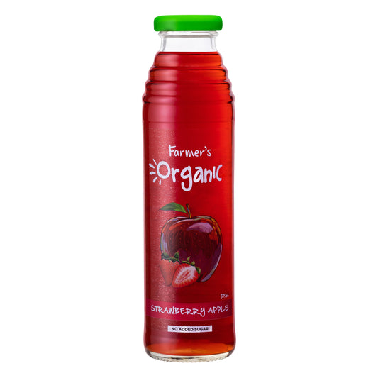 Farmers Organic Strawberry 375ml x 12 Bottles