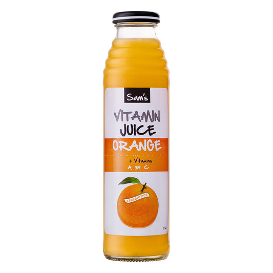 Sam's Vitamin Orange Juice 375ml x 12 Bottles