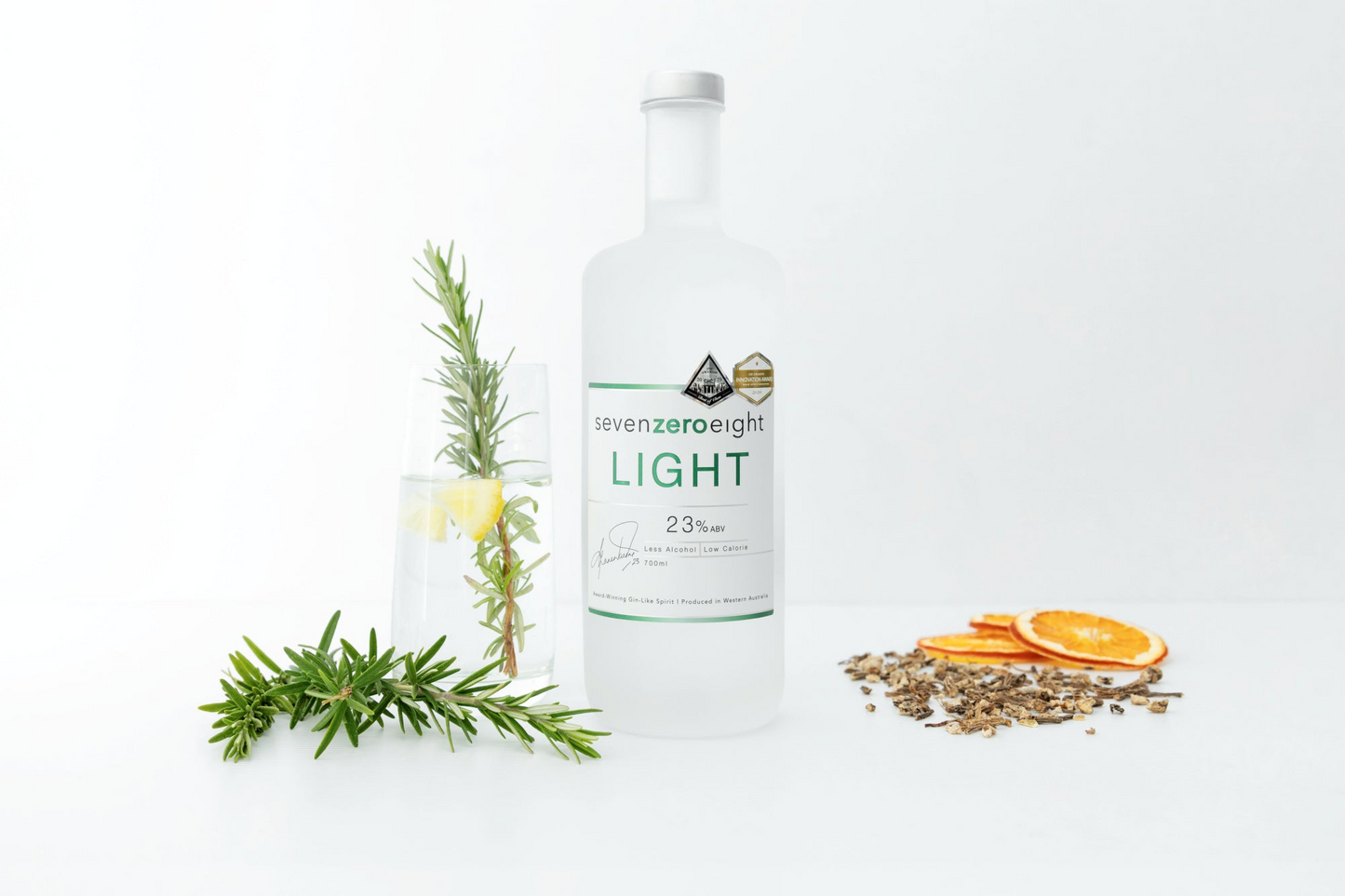 708 Light Mid-Strength, Low-Calorie Gin- 700ml