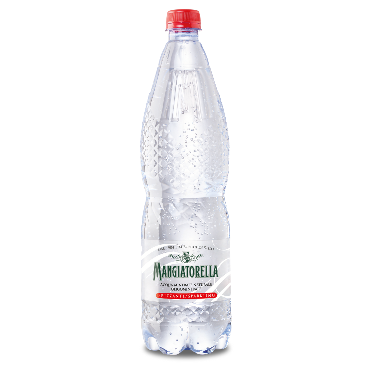 Mangiatorella Plastic Sparkling Mineral Water 1 Litre x 6 bottles