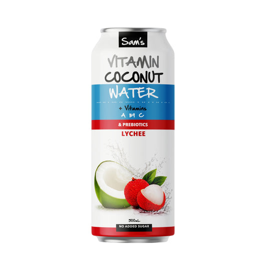 Sam's Vitamin Coconut Lychee Water 500ml x 12 Cans