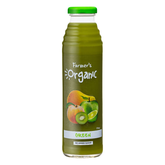 Farmers Organic Green Juice 375ml x 12 Bottles