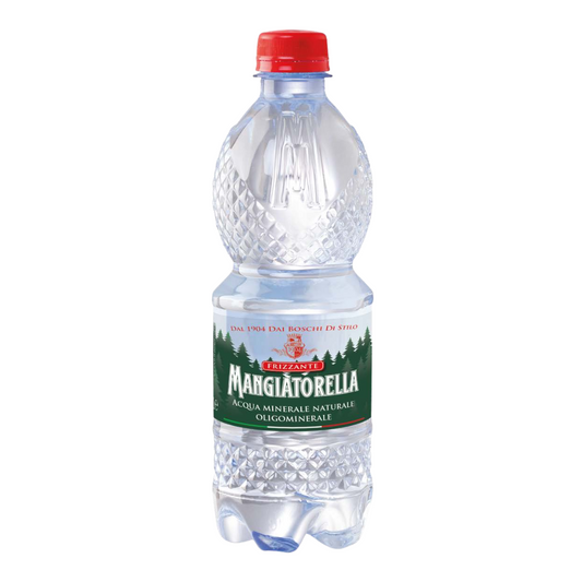 Mangiatorella Plastic Sparkling Mineral Water 500ml x 12 bottles