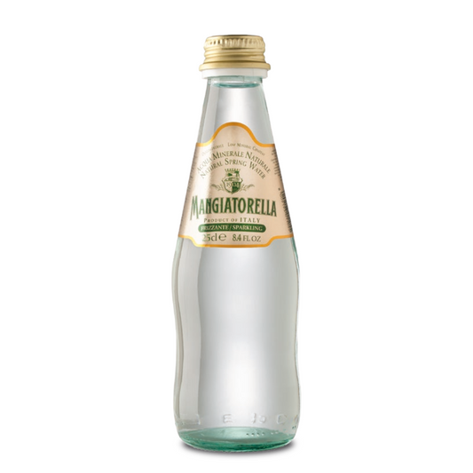 Mangiatorella Glass Sparkling Water 250ml x 30 Bottles