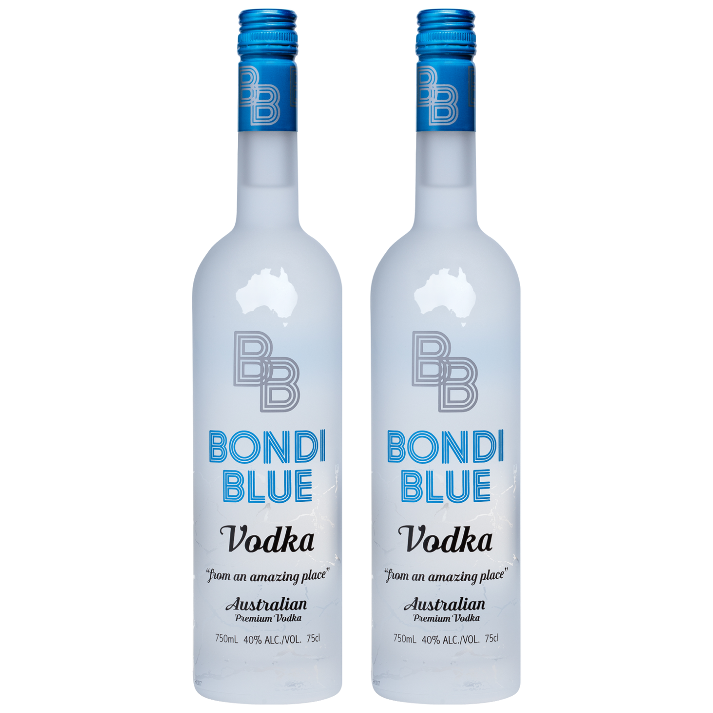 Bondi Blue Vodka Twin Pack