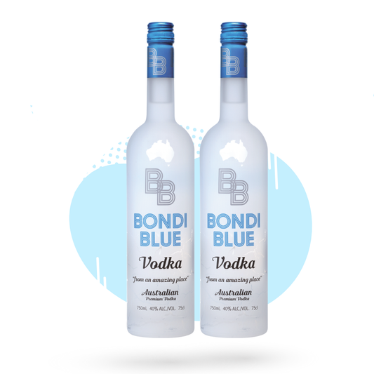 Bondi Blue Vodka Twin Pack